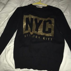 NYC crew neck sweatshirt